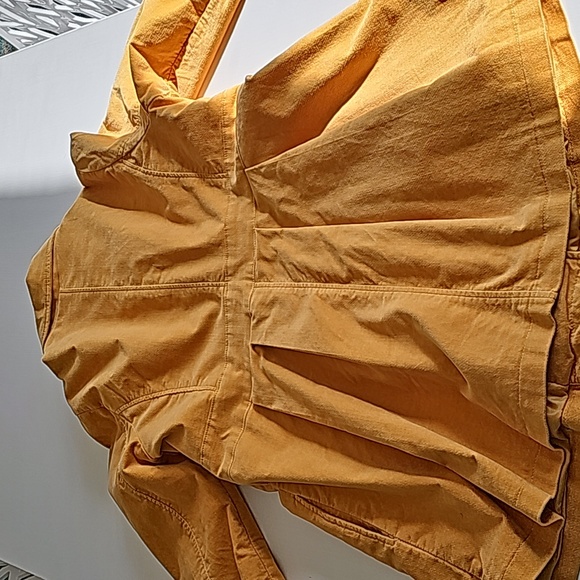 Yellow velvet double breasted coat size xxl - Picture 5 of 5